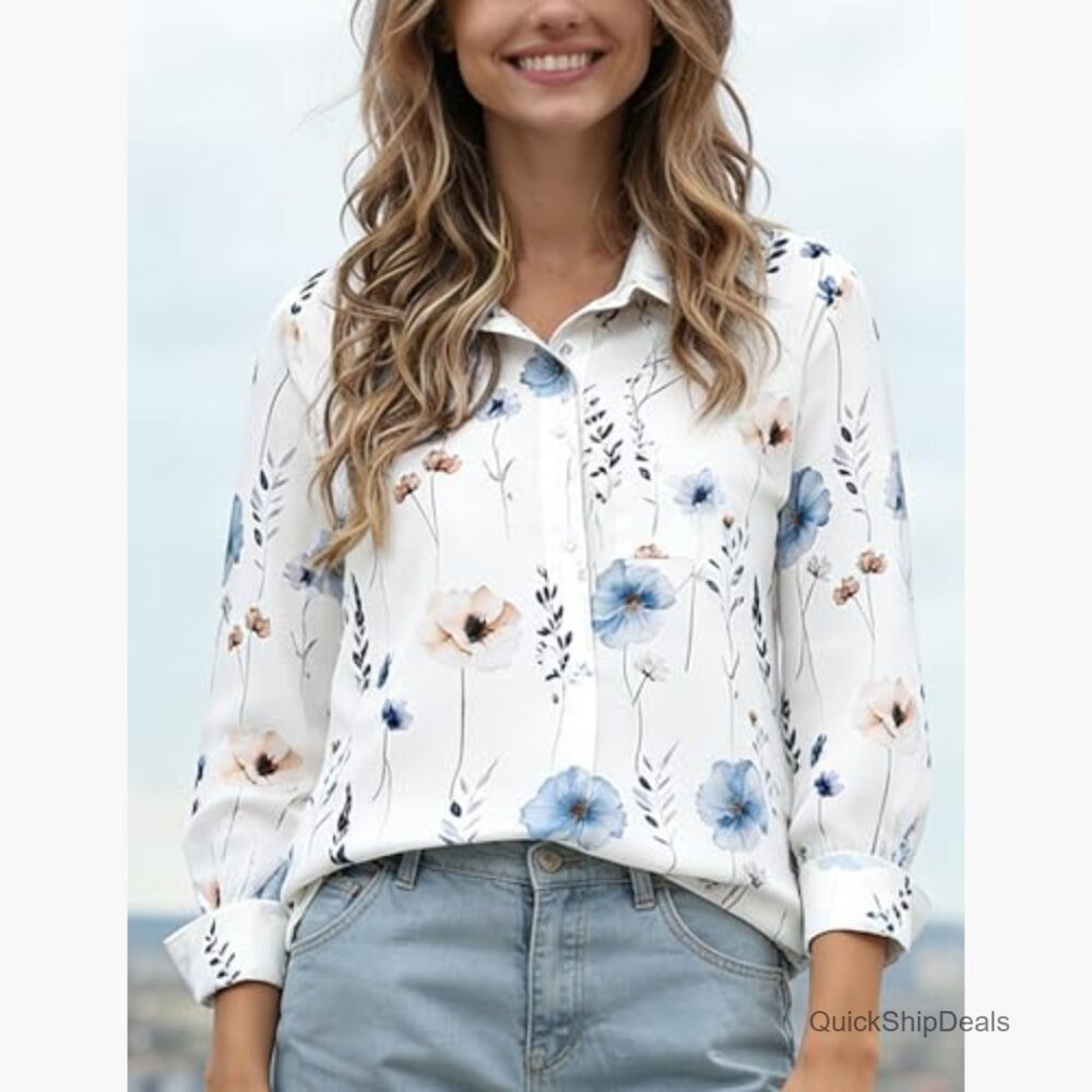 Wrinkle-Resistant Button Down Shirt With Pockets,… - image 4